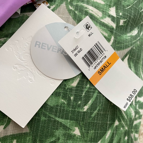 Becca NWT Reversible Bikini Bottoms SMALL - Picture 6 of 8